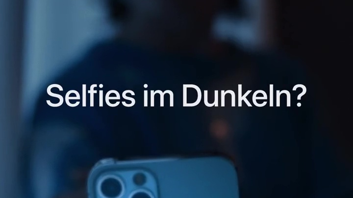 Selfies im Dunkeln?
